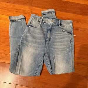 American Eagle Outfitters Classic Blue Straight Leg Jeans